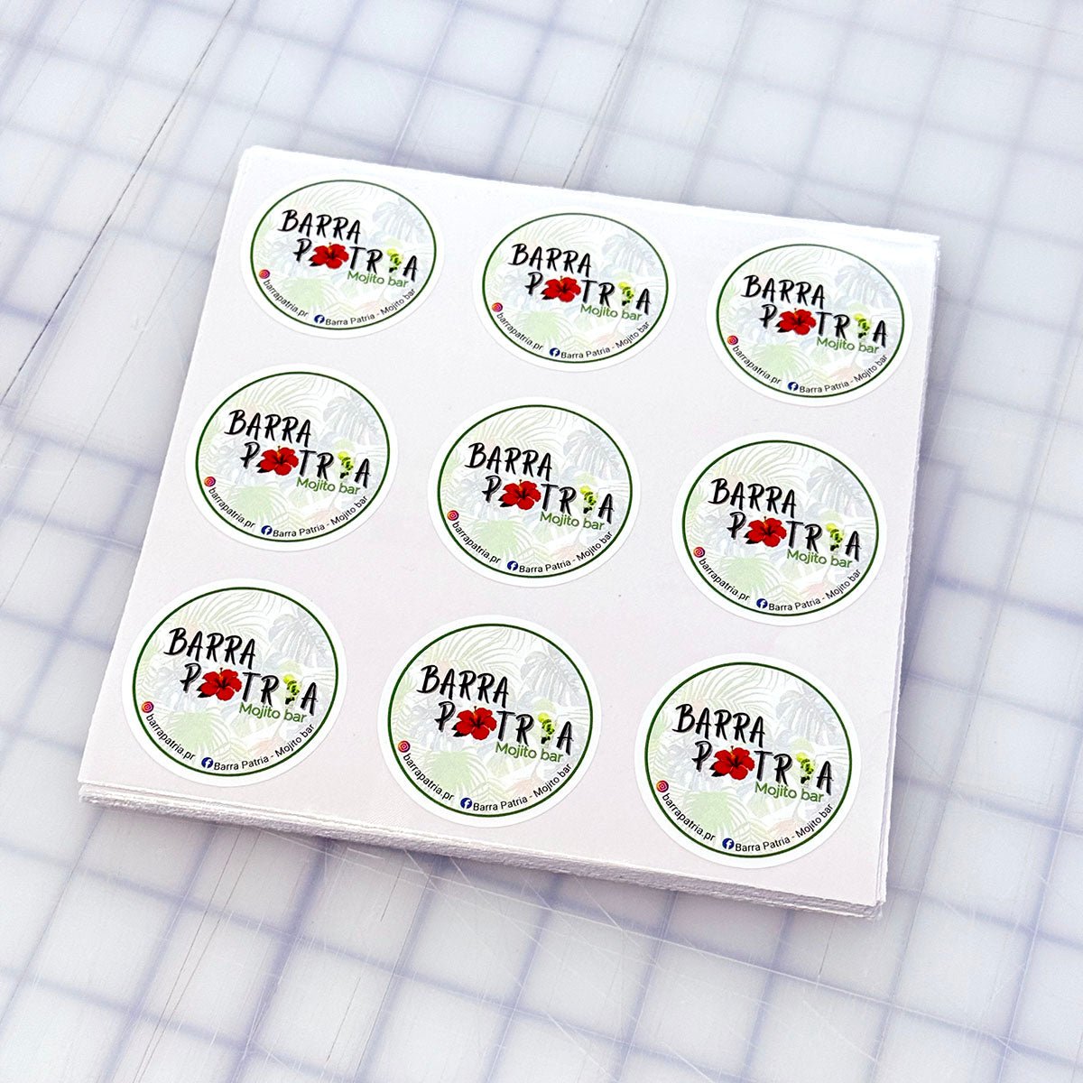 Stickers Redondos (Económicos) - CTM Printing Solutions Venta de Stickers / Labels Puerto Rico